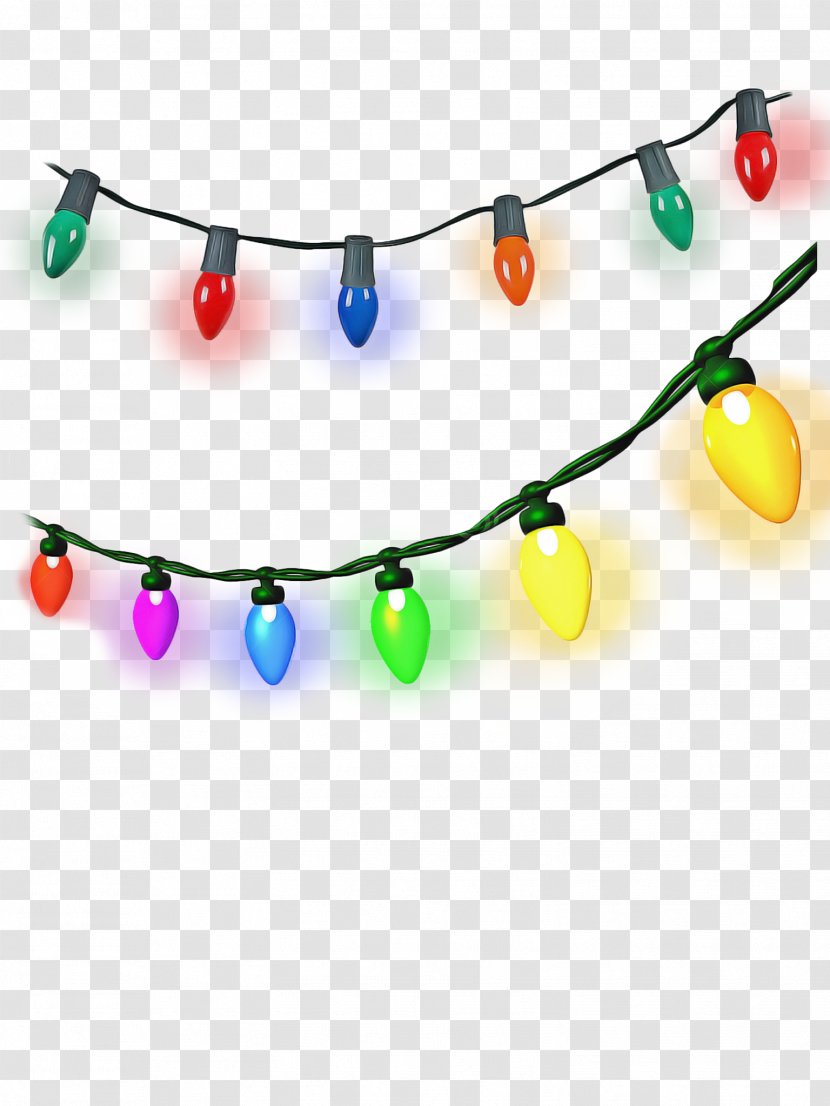 Christmas Light Bulb - Orange - Jewelry Making Anklet Transparent PNG