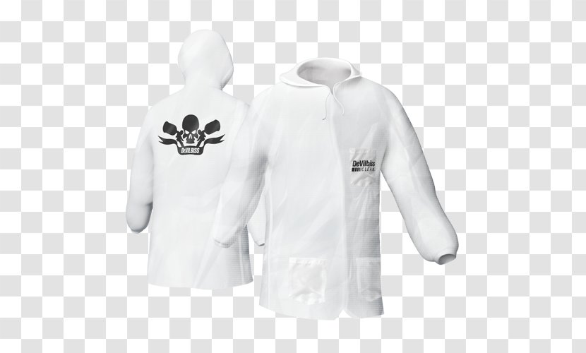 Hoodie Sleeve T-shirt Lab Coats - White Transparent PNG
