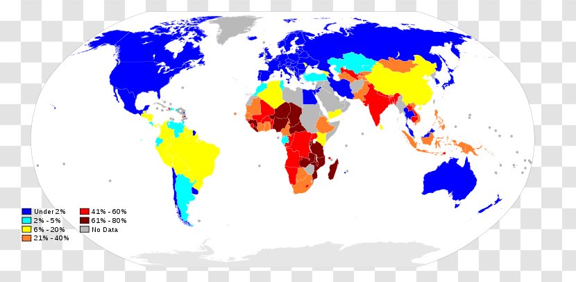 World Map Poverty Globe - Gross Domestic Product Transparent PNG
