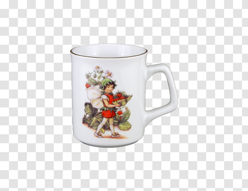 Mug Flower Fairies フラワーフェアリーズ: 花の妖精たち愛蔵版 Fairy Tea - Coffee Cup Transparent PNG