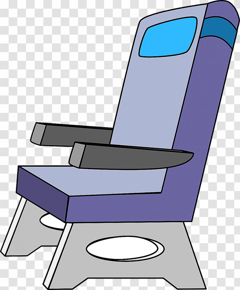 Airplane Airline Seat Clip Art Transparent PNG