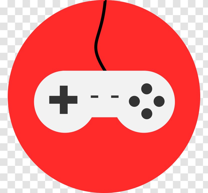 Game Controllers Video Clip Art - Red - Gamepad Transparent PNG