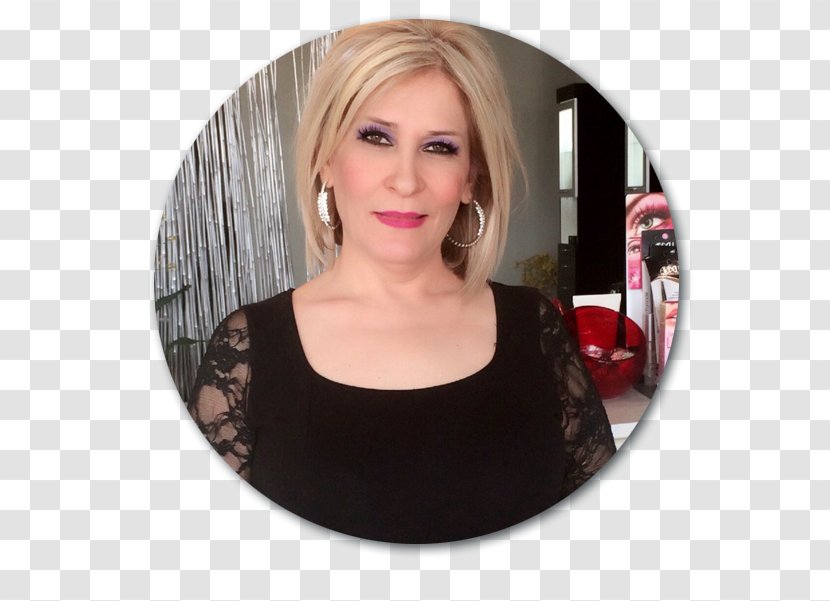 Blond Beauty Parlour Brazilian Hair Straightening Artificial Integrations - Neck - Amy Eyelashes Transparent PNG