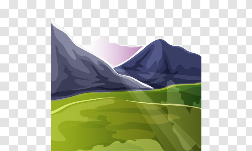 Mountain Euclidean Vector - Cartoon Transparent PNG