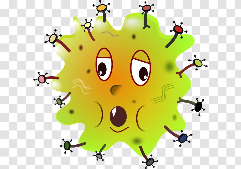 Germ Theory Of Disease Bacteria Cartoon Clip Art - Infection - Pictures For Kids Transparent PNG