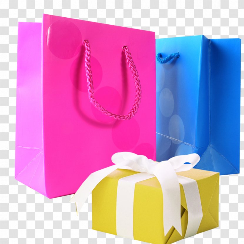 Paper Bag Packaging And Labeling Kraft - Gift - Shopping Transparent PNG