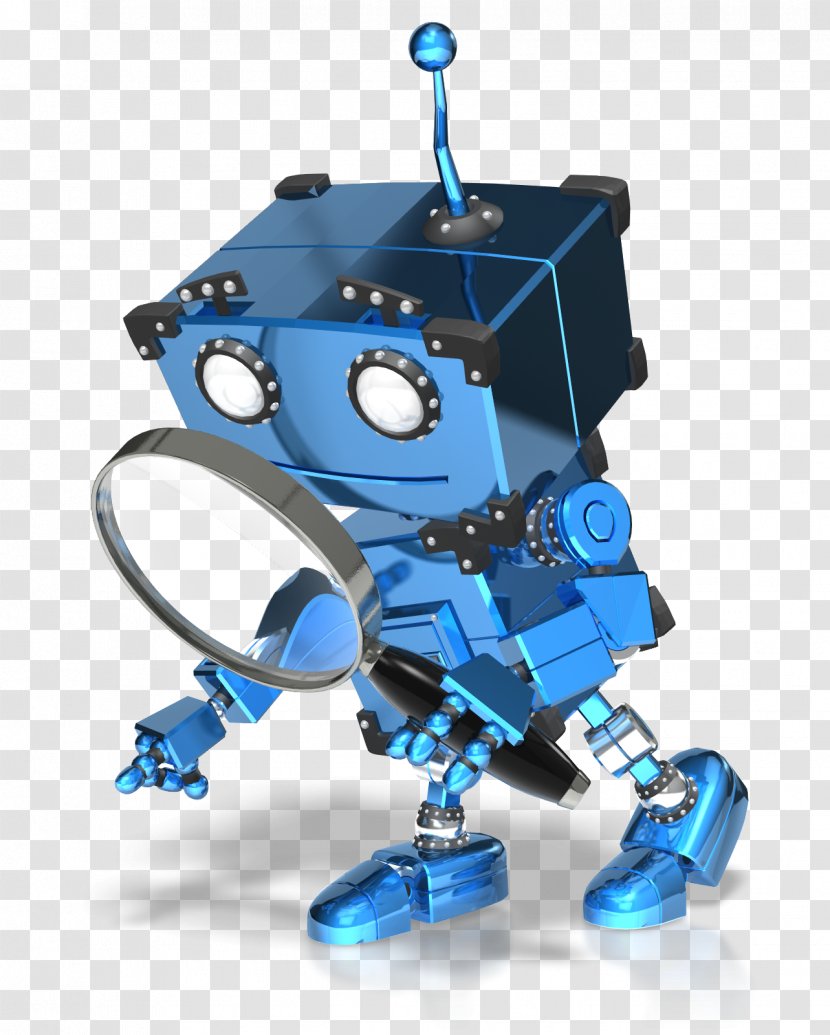 Robot Presentation Microsoft PowerPoint Animation Animated Film - Blue - Robotica Transparent PNG