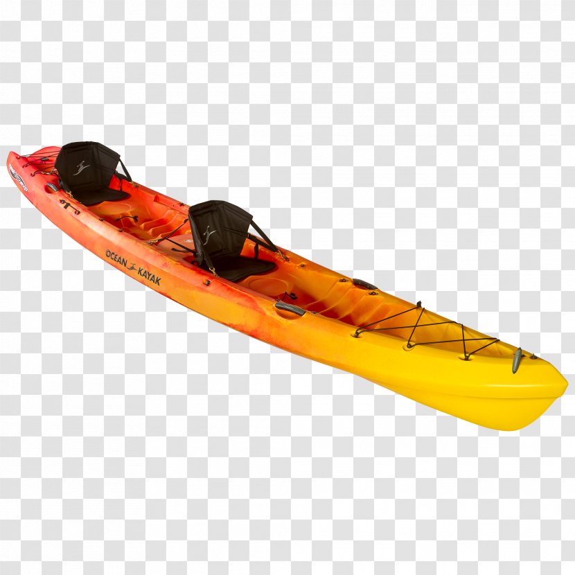 Sea Kayak Paddle Fishing Sit-on-Top - Vehicle - Hand Painted Transparent PNG