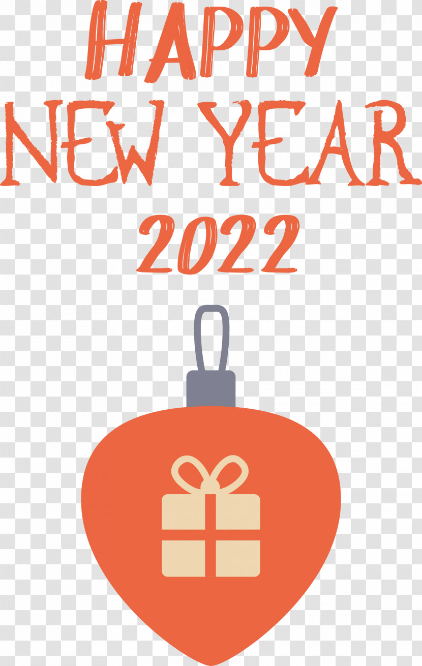 2022 New Year Happy New Year 2022 Transparent PNG