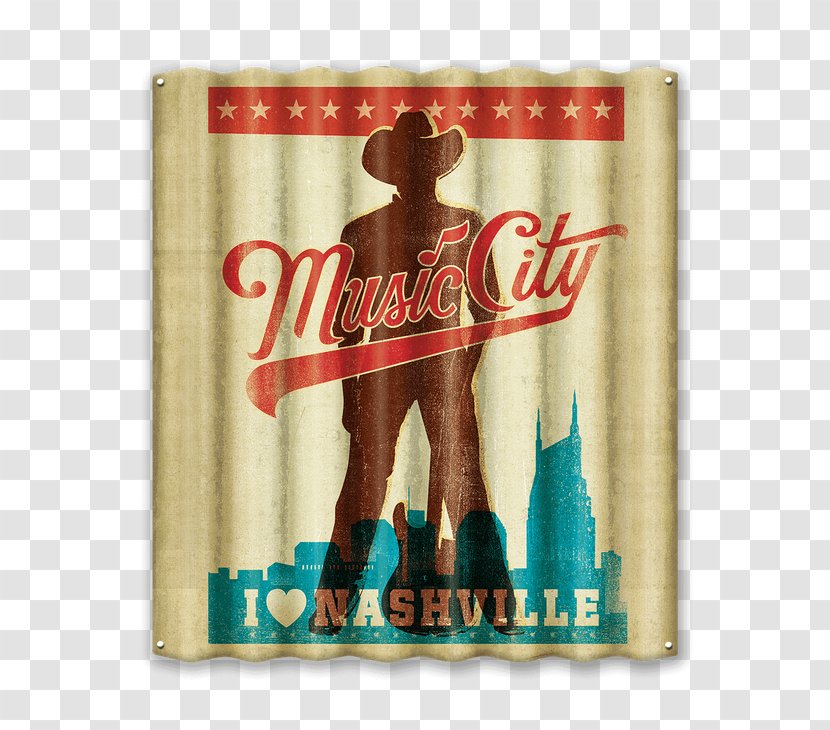 Nashville Corrugated Galvanised Iron Cowboy Signage Meissenburg Designs - OldWoodSigns.comNashville City Skyline Backgrounds Transparent PNG