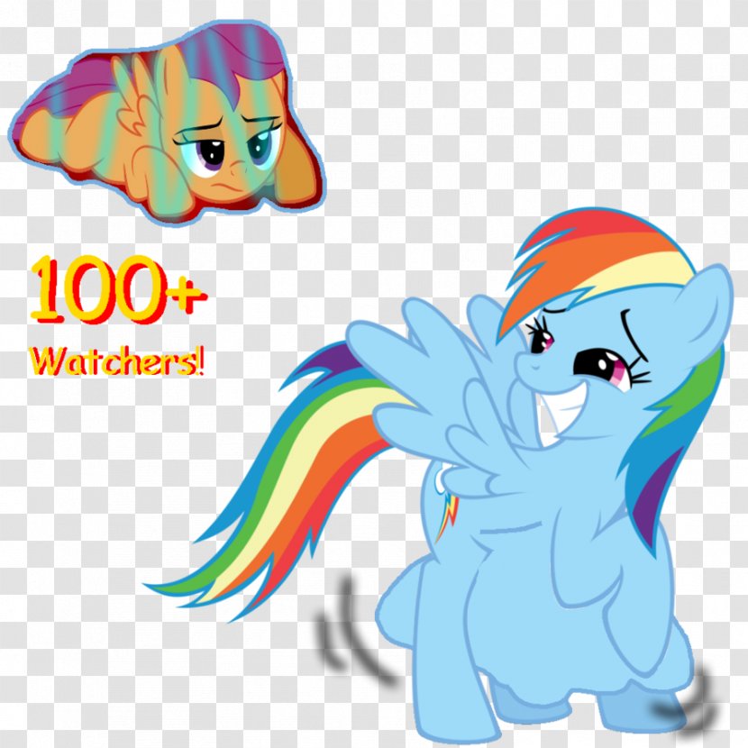 Pony Rainbow Dash Pinkie Pie Twilight Sparkle Scootaloo - Watercolor - Watcher Transparent PNG