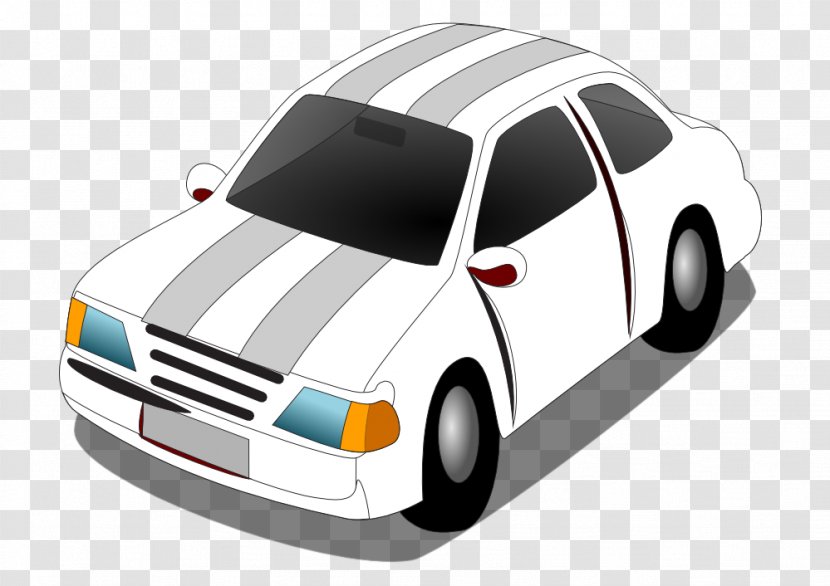 Car Line Art Coloring Book Clip - Compact Transparent PNG