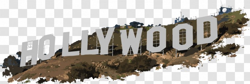 Hollywood Sign Clip Art - Advertising - Clipart Transparent PNG