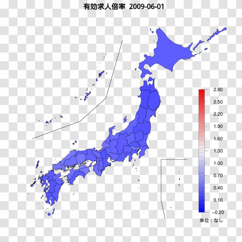 Japan Vector Map Transparent PNG