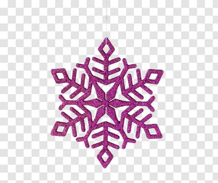 Drawing Royalty-free Clip Art - Pink - Snowflake Ornaments Transparent PNG