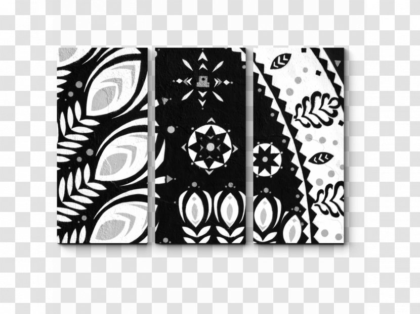 Black & White - M Product Design Pattern Rectangle Transparent PNG