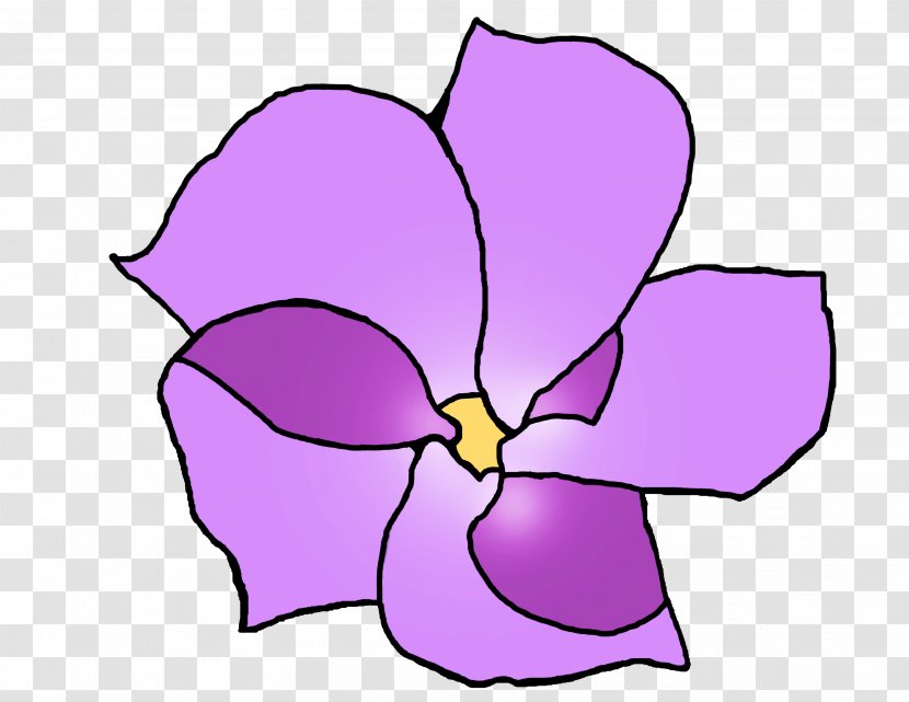 Petal Cut Flowers Plant Stem Leaf Clip Art - Purple - Medic Transparent PNG