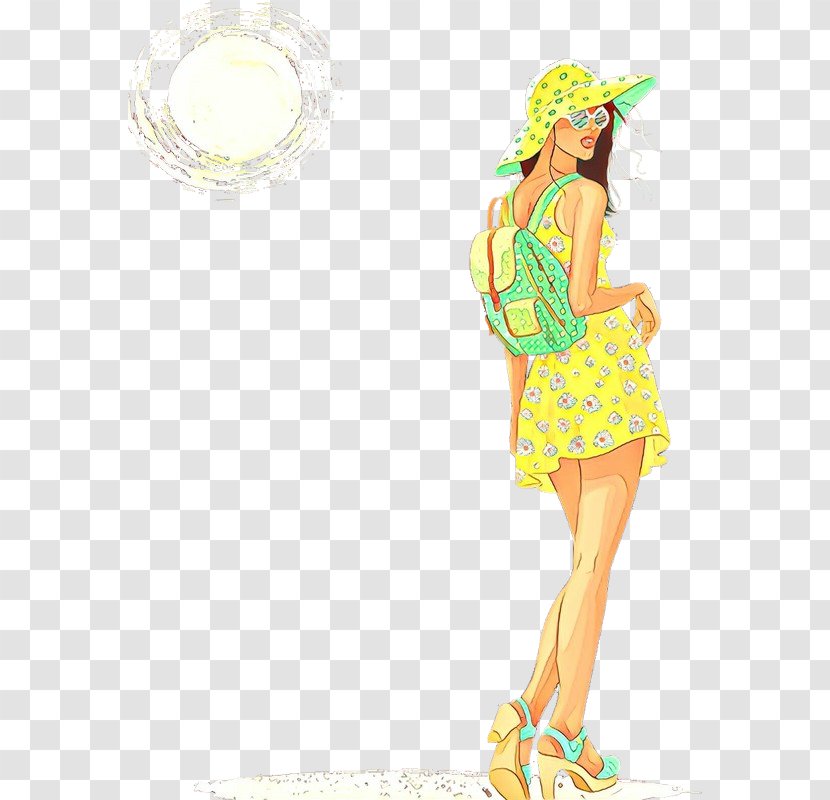 Fashion Design Illustration Shoe Costume - Art - Yellow Transparent PNG
