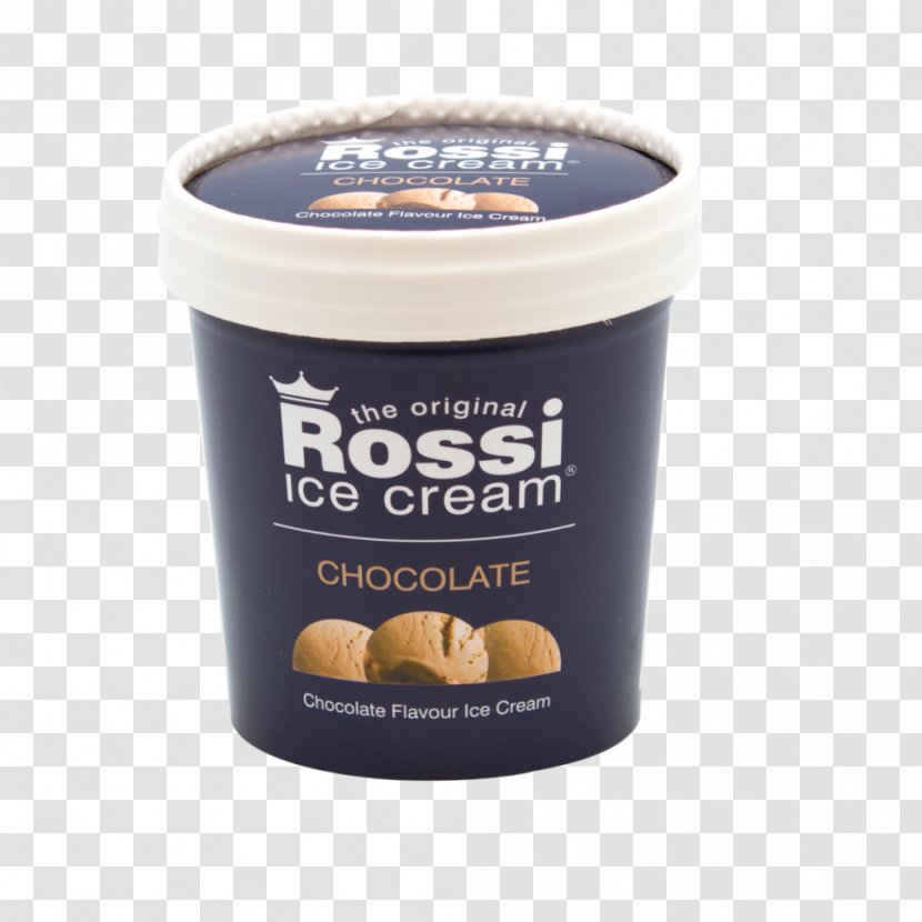 Rossi Ice Cream Raspberry Ripple Frozen Yogurt - Chocolate Chip Transparent PNG