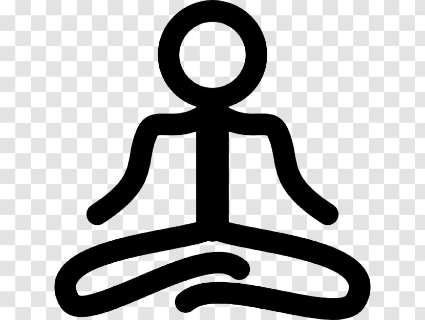 Stick Figure Yoga - Yin Transparent PNG