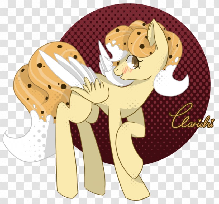 Horse Cat Cartoon Ice Cream - Choco Chips Transparent PNG