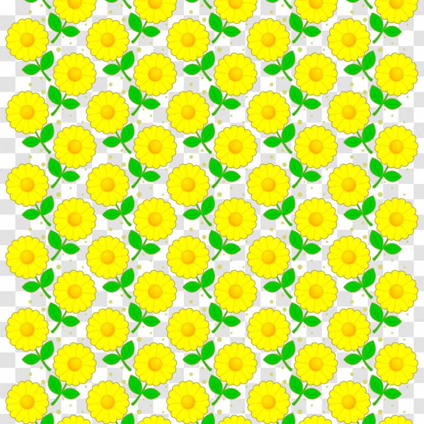 Common Sunflower Chrysanthemum - Flowers Collection Transparent PNG