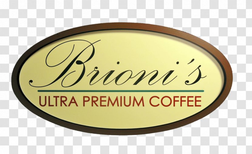 Brioni’s Ultra Premium Coffee Service Arabica Bottled Water - Logo Transparent PNG