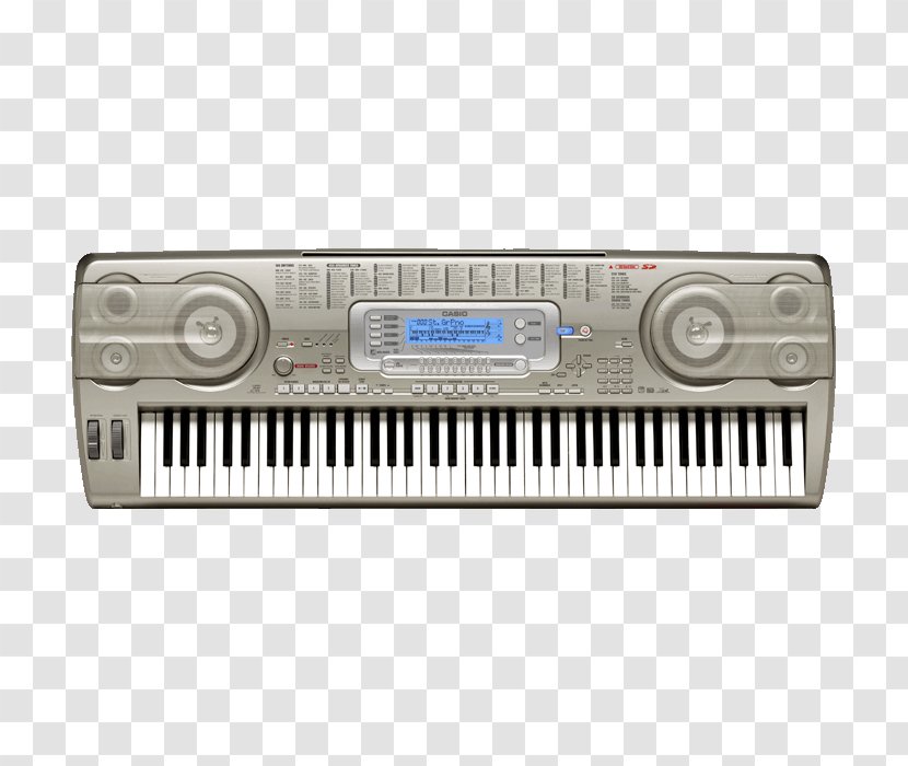 Electronic Keyboard Casio WK-7600 Musical Instruments - Frame Transparent PNG