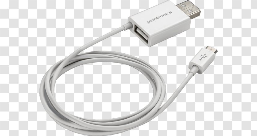 Battery Charger Serial Cable Micro-USB Plantronics - Usb Transparent PNG