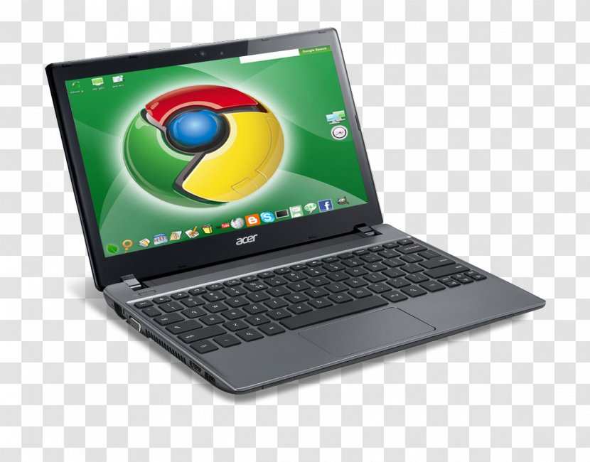 Netbook Laptop Chromebook Celeron Chrome OS Transparent PNG