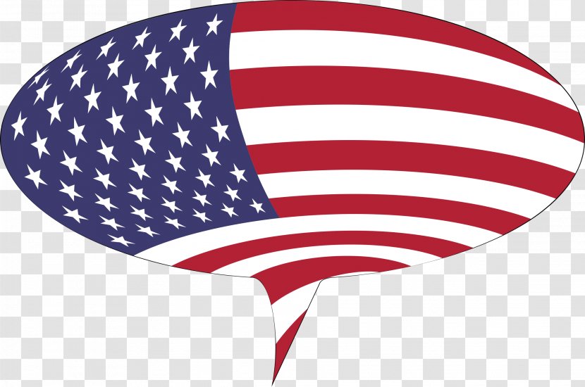 United States Of America Flag The Clip Art Image - Text Transparent PNG