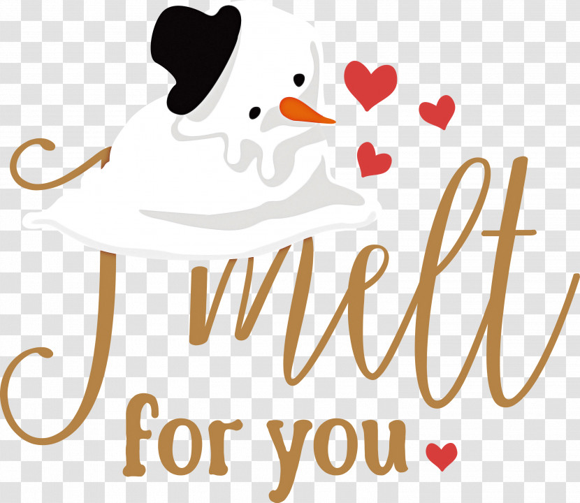 I Melt For You Snowman Winter Transparent PNG