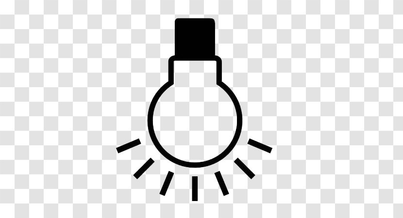 Incandescent Light Bulb Lamp Icon - Technology - Simple Pen Transparent PNG