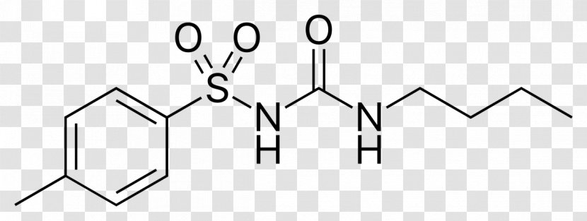 Tolbutamide Sodium Chemistry Structure Pharmaceutical Drug - Tree - Physical Transparent PNG