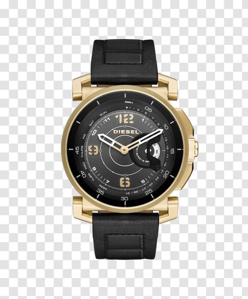 Smartwatch Diesel Amazon.com Leather - Metal - Smart Watch Transparent PNG