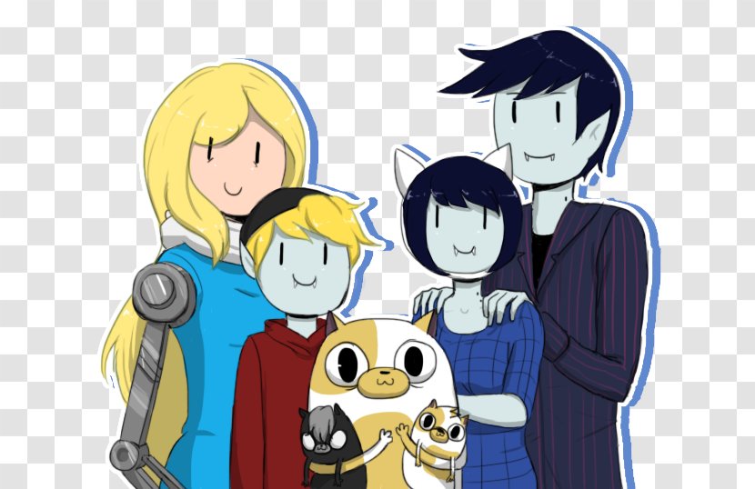Marceline The Vampire Queen Finn Human Fionna And Cake Marshall Lee YouTube - Cartoon - Family Portrait Transparent PNG