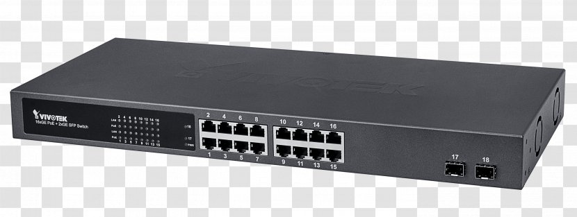 Network Switch Computer Power Over Ethernet Netgear Gigabit - Local Area Transparent PNG