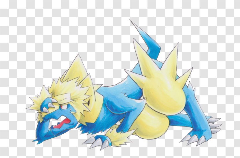 Manectric Pokémon FireRed And LeafGreen Fan Art Lt. Surge - Mythical Creature - Pokemon Transparent PNG