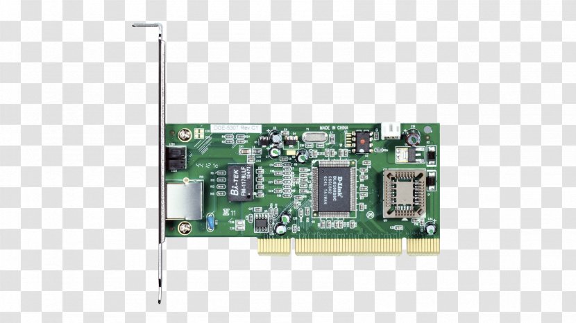 Conventional PCI Network Cards & Adapters Gigabit Ethernet - Electronics Accessory - 10 Transparent PNG