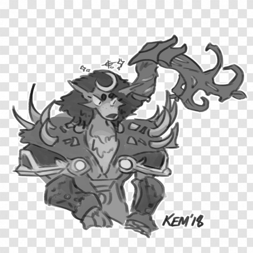 Drawing Visual Arts /m/02csf Illustration Product - Wow Worgen Druid Flight Form Transparent PNG