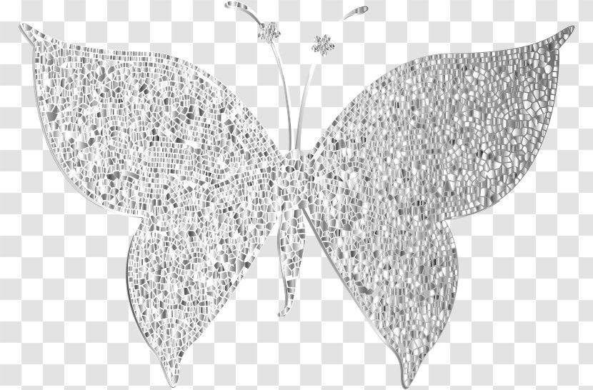 Butterfly Clip Art On Silver Wings Insect - Pollinator Transparent PNG