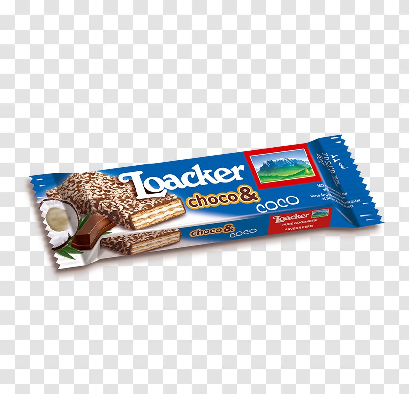 Wafer Chocolate Bar Milk Breakfast Cereal Loacker Transparent PNG