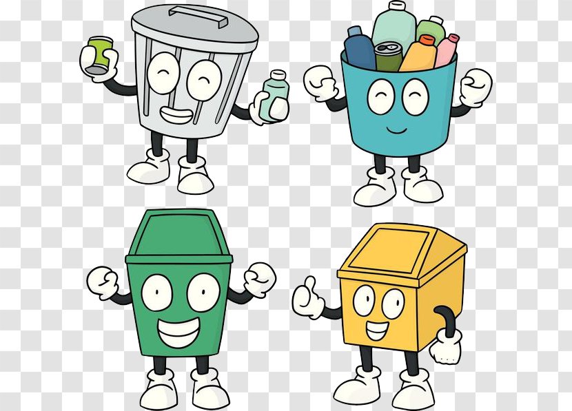 Waste Container Recycling Illustration - Communication - Garbage Man Transparent PNG