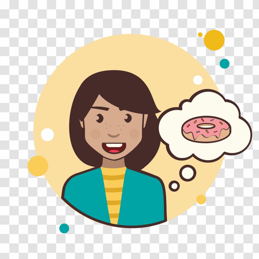 Download Image - Cheek - Donut Silhouette Transparent PNG