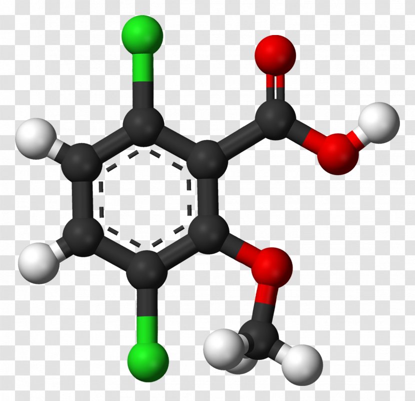 Benzoic Acid Ball-and-stick Model Carboxylic Isophthalic - Silhouette - Frame Transparent PNG