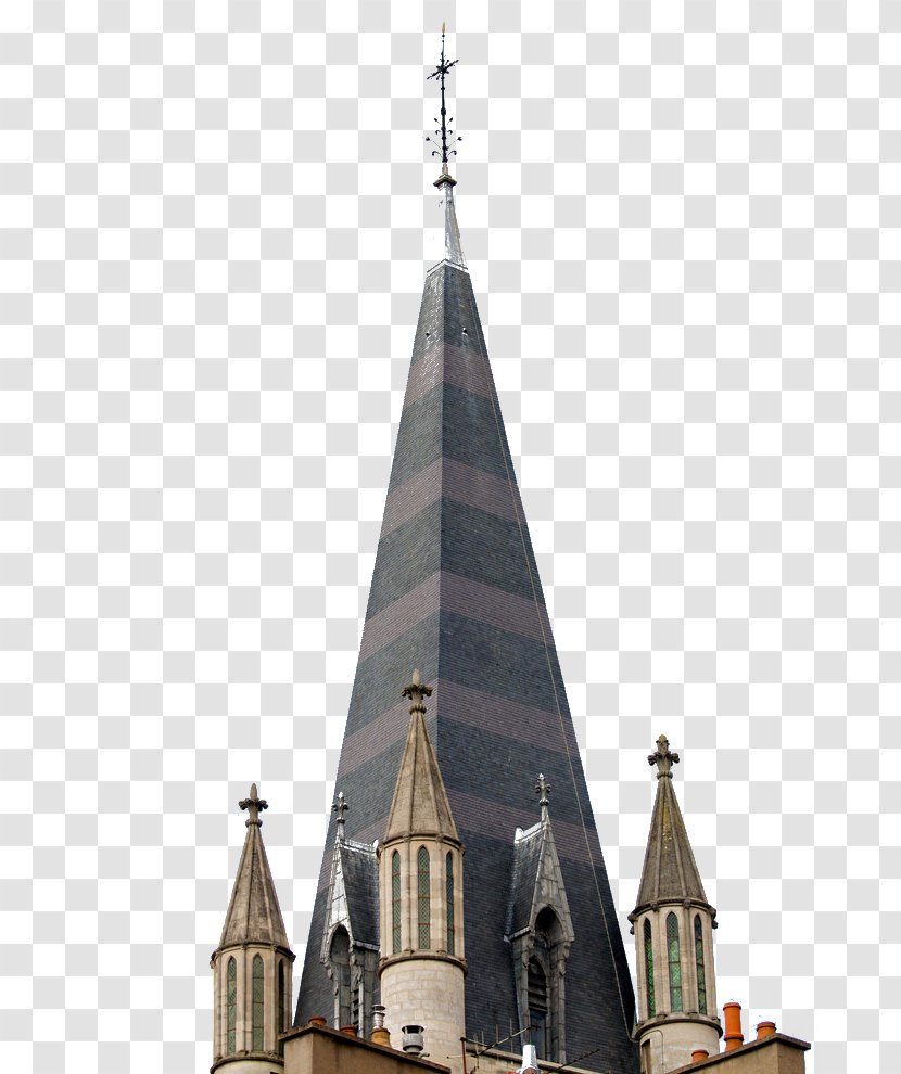 Notre-Dame De Paris Church Of Dijon Steeple - Tower - Notre Dame Roof Transparent PNG