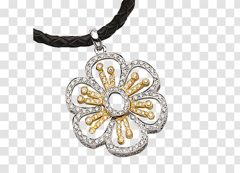 Charms & Pendants Necklace Body Jewellery Silver - Flower Symphony Transparent PNG