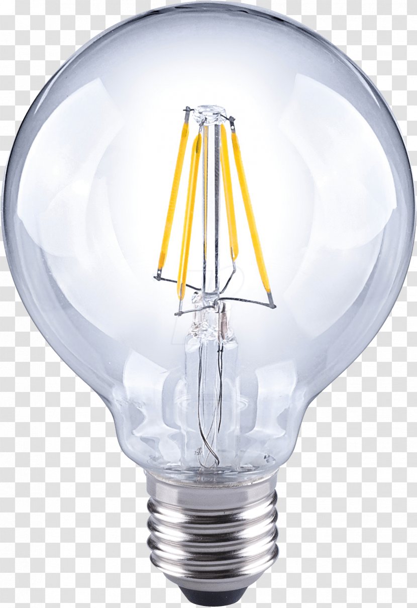 Incandescent Light Bulb LED Lamp Filament Edison Screw - Lighting Transparent PNG