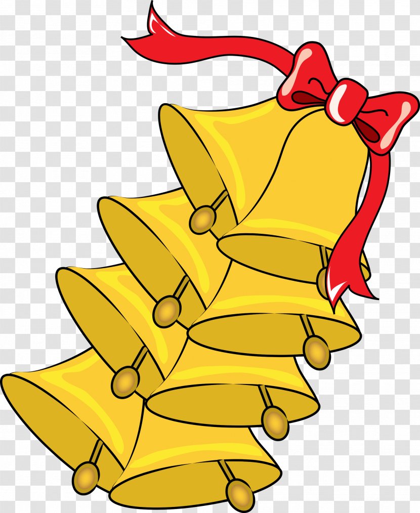 Jingle Bells Cartoon Clip Art - Bell - Cliparts Transparent PNG