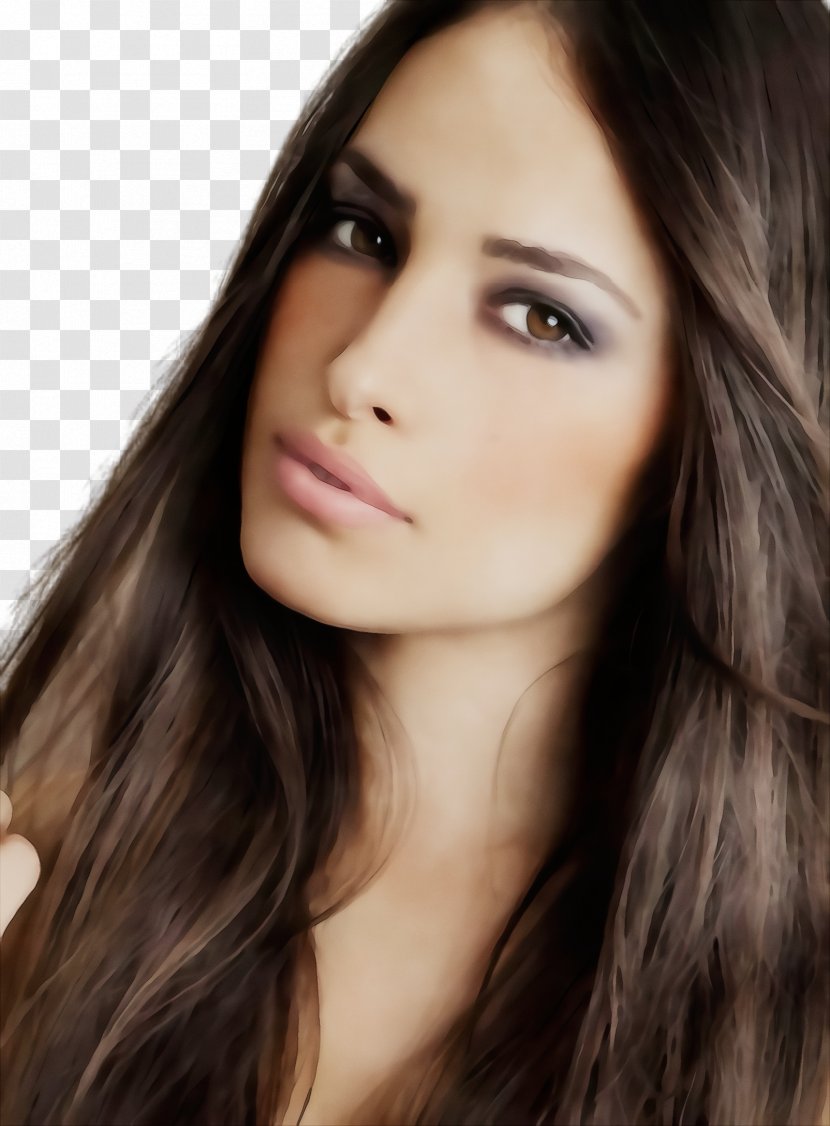 Make-up - Lip - Fashion Model Caramel Color Transparent PNG